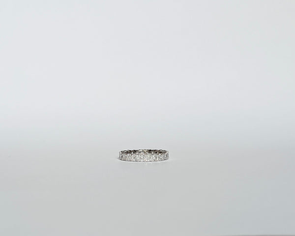 Asscher Diamond Eternity Band
