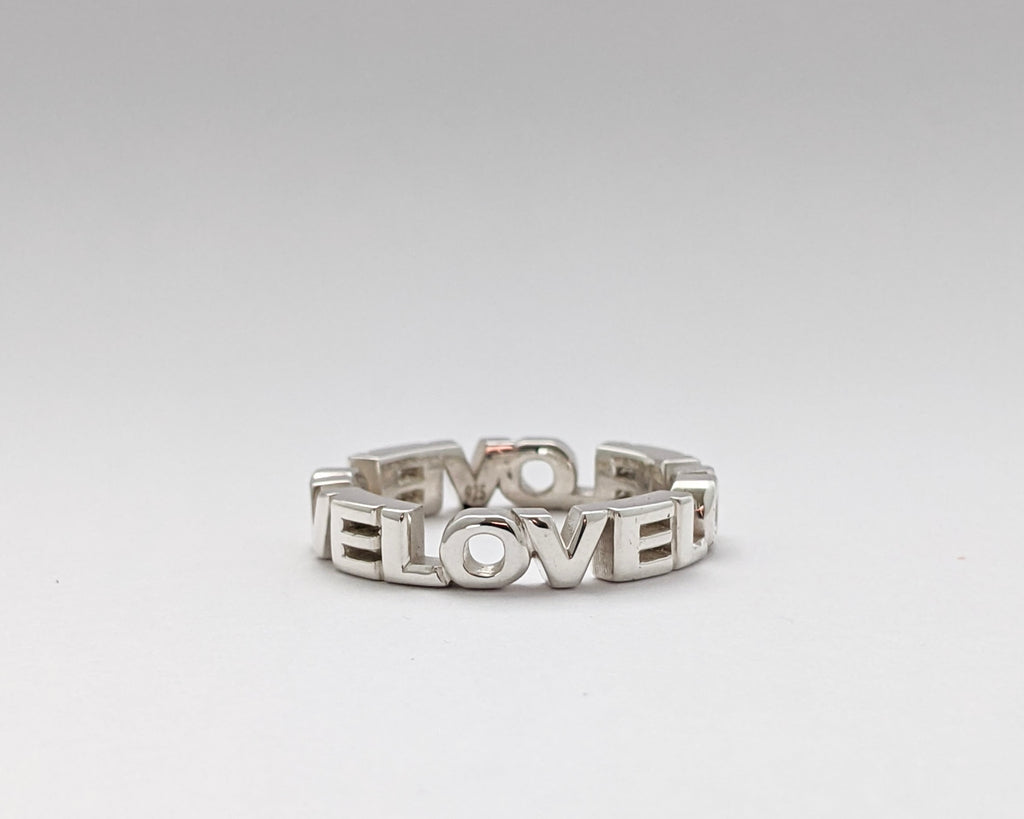 LOVE Ring in Silver