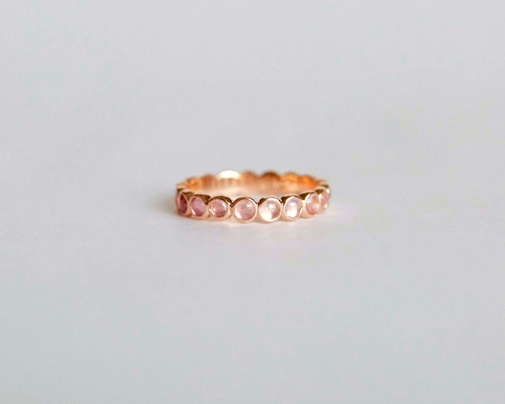 Pink Sapphire Eternity Ring